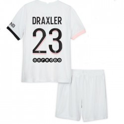 Camisola Paris Saint-Germain Julian Draxler 23 Criança Equipamento Segundo 2021-2022 Manga Curta